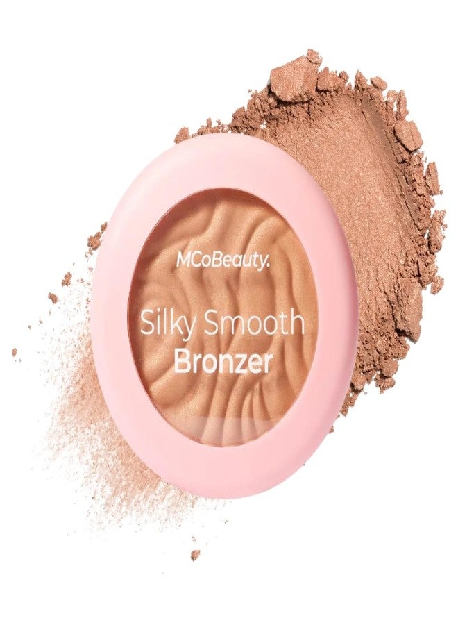 MCoBeauty - Silky Smooth Bronzer Powder - Ultra-Pigmented Bronzing Pressed Powder - Natural Looking and with Shimmer Finish - Face Makeup, Christmas Gifts, Stocking Stuffers - Image 1